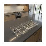 Palmira Demir Modüler Organizer Set Mutfak Çekmece Içi Düzenleyici Çatal Kaşık Bıçak Organizeri (10'lu Set) - 0,5 x 7 cm