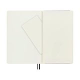 Palmira Demir Moleskine Kareli Kalin Siyah Defter L Boy Yumuşak Kapak (Expanded) - 01-Siyah