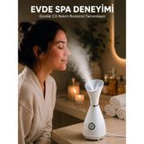 Palmira Demir Nano Iyonik Buhar Cihazı Tek Tuşla Kullanım Yüz Bakım Makinesi