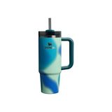 Palmira Demir Pipetli Termos Bardak, 0.89 Litre, Turkuaz Desenli (Coastal Teal) - 0 - Siyah