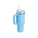 Palmira Demir Pipetli Termos Bardak, 1.18 Litre, Açık Mavi (Powder Blue Crush) - 0 - Siyah