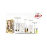 Palmira Demir Serisi 24K Altın Parçacıklı Serum ile 1 Kutu 2 x 50 ml ve Geliştiriciler Saç Boyası (Elma Sarısı 9.1)
