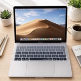 Palmira Demir Türkçe Q Klavye Koruyucu MacBook A1534 A1708 Uyumlu Uk Avrupa Ters L Enter Silikon Klavye Koruyucu Turkish Q Keyboard Cover Siyah Gri