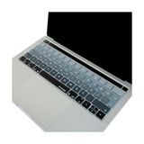 Palmira Demir Türkçe Q Klavye Koruyucu MacBook Pro 13 15 Touch Bar Uyumlu A1706 A1989 A2159 A1707 A1990 | Uk Iso Ters L Enter | Silikon Keyboard Cover Siyah Gri