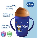 Palmira Demir Wee Baby Friends Pipetli Bardak 265 ml - Lacivert