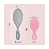 Palmira Demir Wet Brush Orijinal Detangler Saç Fırçası, Krom (Yanardönerlik Simgesi), Ultra Yumuşak Intelliflex Kıllar, Dolaşık Açıcı Kıllar Dolaşıklıklar Boyanır, Tüm Saç Tipleri (Islak Kuru ve Hasarlı), Kadınlar
