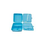 Palmira Demir Wiggle Cinnamoroll Temalı Lisanslı 4 Bölmeli Plastik Çocuk Beslenme Kutusu - Yemek Saklama Kabı Kaşık ve Çatallı - 0,5 x 7 cm