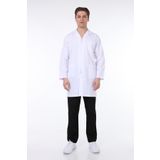 Palmiye Erkek Klasik Yaka Önlük,doktor Önlüğü,beyaz Önlük