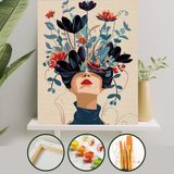 Palmiye Hobi Sanat 40X50 cm Tuval Seti Fırça Boya Dahil Çıtaya Gerili - Düş Özellikli