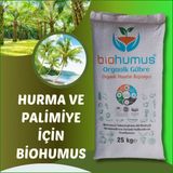 Palmiye İçin, Biohumus Organik Gübre, Kök Geliştirici, Toprak Düzenleyici, Bitki Besleyici 25 Kg