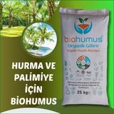 PALMİYE için, Biohumus Organik gübre, Organik Sertifikalı, Kök geliştirici, toprak düzenleyici, bitki besleyici 25 Kg (1)