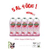 Palmolive 450 Ml Duş Jeli Karpuz Ve Sütlü 5 AL 4 ÖDE ve Rosie Pamuk Hediye
