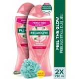 Palmolive Aroma Sensation Duş Jeli 750 ml X2 Ferahlatıcı Koku ile Bedeninizi Besleyin - 1500 ml