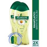 Palmolive Body & Mind Papatya Özü Rahatlatıcı Banyo Ve Duş Jeli 500 ml X 2 Adet + Seyahat Kiti Hediye
