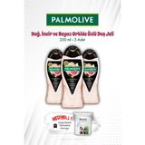 Palmolive Duş Jeli 3'lü Luminous Oils İncir ve Beyaz Orkide Özlü 250 ml ve Rosıe Mendil