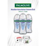 Palmolive Duş Jeli 3'lü Mıcellar Care Keten Tohumu Özlü 500 ml ve Rosıe Mendil - 450 ml