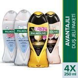 Palmolive Duş Jeli Aşk Aromalı 1 lt Kadınlar İçin 4 Adet Avantajlı Paket