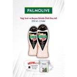Palmolive Duş Jeli Luminous Oils Incir ve Beyaz Orkide Özlü 250 ml x 2 ve Rosıe Mendil