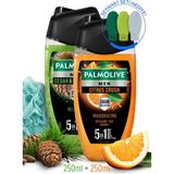 Palmolive Erkek Duş Jeli Seti 250 ml Sedir Ağacı ve Kakule Kokusu&bergamot ve Portakal Kokusu + Seyahat Kiti Hediye