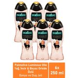 Palmolive Luminous Oils Incir & Orkide Özleri Duş Jeli 250 Ml, 6'Lı Seyahat Paketi