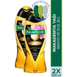 Palmolive Luminous Oils Makademya Yağı ve Şakayık Özleri Banyo ve Duş Jeli 2 x 500 ML + Seyahat Kiti