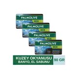 Palmolive MEN NORTHERN OCEAN CANLANDIRICI BANYO, EL SABUNU 4İN1 90GR (4 ADET)