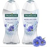 Palmolive Micellar Care Keten Tohumu Özlü 2x250 ml Banyo ve Duş Jeli