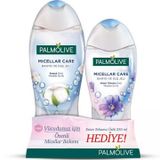 Palmolive Micellar Care Pamuk Özlü 500 ml + Keten Tohumu Özlü 250 ml Duş Jeli