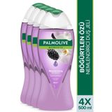 Palmolive Moments Böğürtlen Orkide Özlü 4x500 ml Duş Jeli