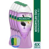 Palmolive Moments Böğürtlen ve Orkide Özleri ile Nemlendirici Banyo ve Duş Jeli 500 ml x4 + Seyahat Kiti