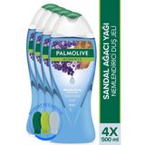 Palmolive Moments Sandal Ağacı ve Lavanta Yağları ile Nemlendirici Banyo ve Duş Jeli 500 ml x4 + Seyahat Kiti