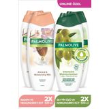 Palmolive Naturals Badem Ve Yoğun Nemlendirici Zeytin Özü Duş Jeli 500 ml X4adet