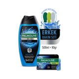Palmolive Sport Erkek Duş Jeli 500 ML + Naturals Erkek Sabun 90 G + Seyahat Kiti