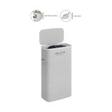 Paloma 40l Tek Yıkanabilir Bölmeli Katlanabilir Kumaş Kirli Çamaşır Sepeti Light Gray