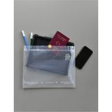 Palpak Travel Bag / Kilitli Seyahat Poşeti - 5 Adet - Şeffaf - Beyaz