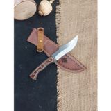 Palta Outdoor Verzalit Saplı Yelkenli Model 21CM Paslanmaz Çelik Bıçak Deri Kılıf Hediyeli