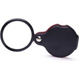Paltava CTN-5x 60mm Cam Optik Lens,katlabilir,deri Kaplamalı Cep Büyüteç
