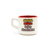 Palto Tasarım Asosyal Değilim Insan Sevmiyorum Beyaz Venüs Kupa