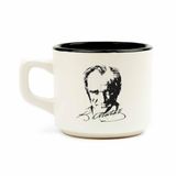 PALTO TASARIM Atatürk Portre Beyaz Venüs Kupa - Hediye Seramik Kupa