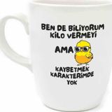 Palto Tasarım Kaybetmek Karakterimde Yok Krem Oval Kupa - Hediye Seramik Kupa
