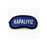 PALTO TASARIM Uyku Maskesi - Göz Bandı-sleepıng Mask-uyku Bandı (kapalıyız)