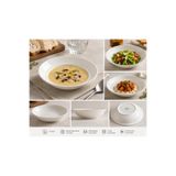 PALU GASTRO Bonna Gourmet Porselen Çukur Kase, 15 cm, Çorba ve Salata Sunum Kasesi