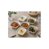 PALU GASTRO Moove Kare Mini Porselen Kase, 8x8.5 cm, 1 Parça, Sosluk, İç Mekan Kullanımı