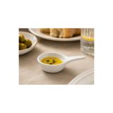 PALU GASTRO Optiva Mini Sosluk Porselen Dip Kasesi, Bulaşık Makinesinde Yıkanabilir, 10 cm