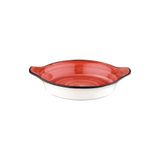 PALU GASTRO Optiva Porselen Sahan, Kırmızı, Gıda ile Teması Güvenli, İç Mekan Kullanımı için, 10x5 cm