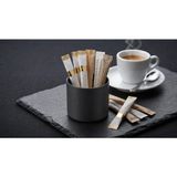 PALU GASTRO Palu Stick Şekerlik Antrasit Kaplama Ø7 cm x 6 cm | Kafe & Restoran Sunum Şeker Kabı - Metalik