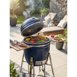 Palu Kamado Mangal & BBQ Grill – Kömürlü Bahçe ve Teras Mangalı - Siyah