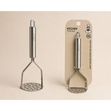 Palu Paslanmaz Çelik Patates Ezici 24.5 cm Metal Sebze Ezme Aparatı - Gümüş