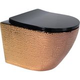 Paluci Jasmine Rose Gold Kanalsız Asma Klozet - Altın