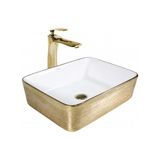Paluci Twist Corner White Gold Lavabo